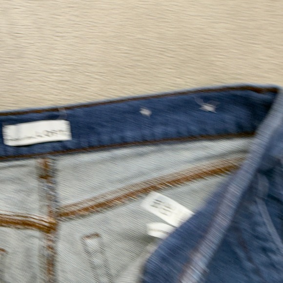 Loft Jeans Women 10/30 Petite Slim Flare Sailor Pocket Hi Rise Medium Wash Denim - Picture 5 of 14